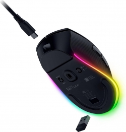 Мышь Razer Pro Click V2, RGB, USB-A/WL/BT, чёрный RZ01-03900100-R3M1
