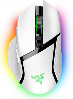 Мышь Razer Basilisk V3 Pro, RGB, USB-A/WL/BT, белый RZ01-04620200-R3G1