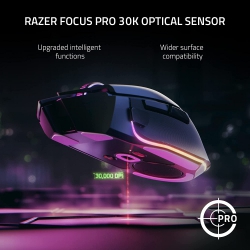 Мышь Razer Basilisk V3 Pro, RGB, USB-A/WL/BT, белый RZ01-04620200-R3G1