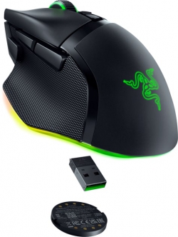 Мышь Razer Basilisk V3 Pro 35K, RGB, USB-A/WL/BT, чёрный RZ01-05240100-R3G1