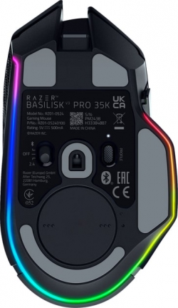 Мышь Razer Basilisk V3 Pro 35K, RGB, USB-A/WL/BT, чёрный RZ01-05240100-R3G1