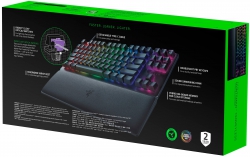 Клавіатура ігрова Razer Huntsman V2 Tenkeyless Purple Switch USB RU Black RZ03-03941400-R3R1