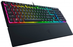 Клавиатура механическая Razer Ornata V3 104key, Mecha-Membrane Switch, USB-A, EN/UK, RGB, чёрный RZ03-04462100-R371