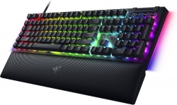 Клавіатура механічна Razer BlackWidow V4, 114key, Yellow Switch, USB-A, EN/RU, RGB, чорний RZ03-04692500-R3R1