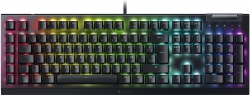 Клавіатура механічна Razer BlackWidow V4 X, 110key, Yellow Switch, USB-A, EN/RU, RGB, чорний RZ03-04702500-R3R1