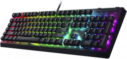 Клавіатура механічна Razer BlackWidow V4 X, 110key, Yellow Switch, USB-A, EN/RU, RGB, чорний RZ03-04702500-R3R1