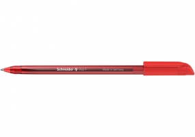 Ручка масляна SCHNEIDER VIZZ F 0,5 мм, пише червоним S102102