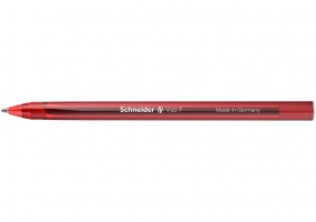 Ручка масляна SCHNEIDER VIZZ F 0,5 мм, пише червоним S102102