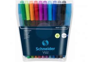 Набор масляных ручек SCHNEIDER VIZZ 0,7 мм, 10 цв. в блистере S102290