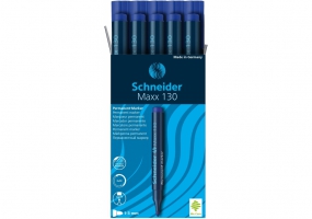 Маркер перманентный SCHNEIDER MAXX 130 2-3 мм, синий S113003