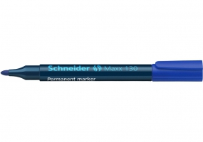 Маркер перманентный SCHNEIDER MAXX 130 2-3 мм, синий S113003