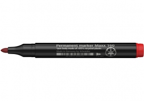 Маркер перманентный Schneider MAXX 160 1-3 мм, красный SCHNEIDER S116002