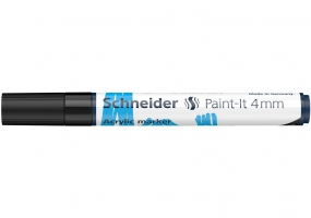 Маркер акриловый для декорат. и художественных работ SCHNEIDER Paint-it 320 4мм черный S120201