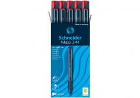 Маркер для CD и DVD SCHNEIDER MAXX 244 0,7 мм, красный S124402