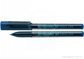 Маркер для CD та DVD SCHNEIDER MAXX 244 0,7 мм, синій S124403