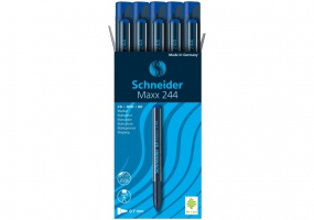 Маркер для CD та DVD SCHNEIDER MAXX 244 0,7 мм, синій S124403