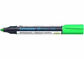 Маркер для дошок та фліпчартів SCHNEIDER MAXX 290, світло зелений S129111