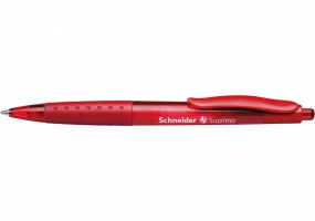 Ручка шариковая автомат. Schneider SUPRIMO 0,7 мм, пишет красным S135602
