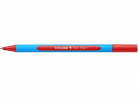 Ручка масляна SCHNEIDER SLIDER EDGE (товщина F-тонка), пише червоним S152002