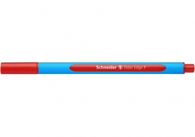 Ручка масляна SCHNEIDER SLIDER EDGE (товщина F-тонка), пише червоним S152002