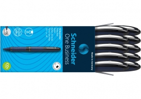 Ролер SCHNEIDER ONE BUSINESS товщина 0,6 мм, чорний S183001