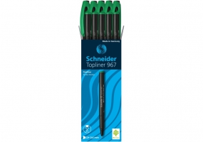 Лайнер SCHNEIDER TOPLINER 967 04 мм, зеленый S9674