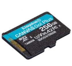 Карта пам'яті Kingston microSD  256GB C10 UHS-I U3 A2 R170/W90MB/s SDCG3/256GBSP