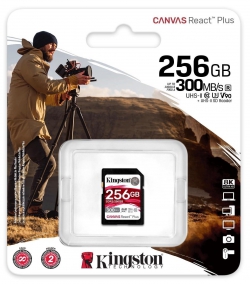 Карта пам'яті Kingston SD 256GB C10 UHS-II U3 R300/W260MB/s SDR2/256GB