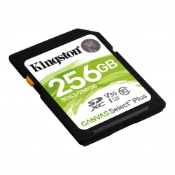 Карта памяти Kingston 256GB SDXC C10 UHS-I R100MB/s SDS2/256GB
