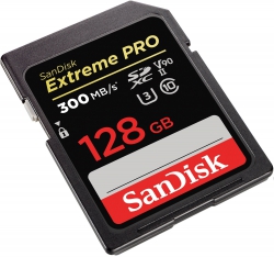 Карта пам'яті SanDisk SD  128GB C10 UHS-II U3 V90 R300/W260MB/s Extreme Pro SDSDXDK-128G-GN4IN