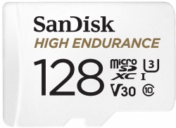 Карта памяти SanDisk microSD  128GB C10 UHS-I U3 V30 R100/W40MB/s High Endurance SDSQQNR-128G-GN6IA