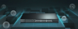 Комутатор TP-LINK SG3428MP 24xGE (24 PoE), 4xSFP, 384Вт Керований L2