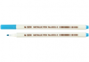 Маркер художній Paint STA 6551 1 мм, металік блакитний STA6551-M03