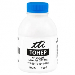Тонер HP CLJ CP1215 флакон, 1 кг, блакитний TTI (TSM-T719-1-1) T-HP-719-1-20-EL