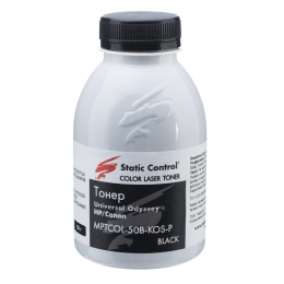 Тонер HP універсальний mptcol флакон 50 г Black (mptcol-50b-kos-p) SCC T-HP-MPTCOL-50-B-SCC