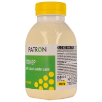 Тонер HP clj 1600/2600/2605 Yellow у флаконі 100 г pn-hclj2600-y-100 Patron T-PN-HCLJ2600-Y-100