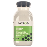 Тонер HP специальный hcs-a (color lj 1500/3000/4600/cp1215) Black флакон 50 г (pn-hcs-a-b-050) Patron T-PN-HCS-A-B-050