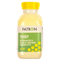 Тонер HP спеціальний hcs-a (color lj 1500/3000/4600/cp1215) Yellow флакон 50 г (pn-hcs-a-y-050) Patron T-PN-HCS-A-Y-050