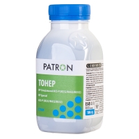 Тонер HP специальный hcs-p (cp1025/cp1215/m252/m452/m552/5500) Cyan флакон 100 г (pn-hcs-p-c-100) Patron T-PN-HCS-P-C-100