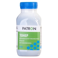Тонер HP специальный hcs-p (cp1025/cp1215/m252/m452/m552/5500) Cyan флакон 100 г (pn-hcs-p-c-100) Patron T-PN-HCS-P-C-100
