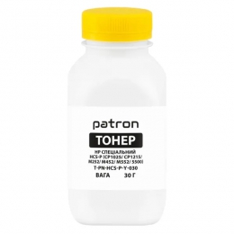 Тонер HP спеціальний hcs-p (cp1025/cp1215/m252/m452/m552/5500) Yellow у флаконі 30 г (pn-hcs-p-y-030) Patron T-PN-HCS-P-Y-030