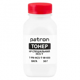 Тонер HP спеціальний HCS-T флакон, 50 г, пурпуровий Patron (PN-HCS-T-M-050) T-PN-HCS-T-M-050