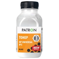 Тонер HP універсальний №3 (lj p1005/p1505/p1102) у флаконі 120 г (pn-hu3-120) Patron T-PN-HU3-120