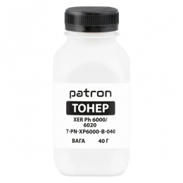 Тонер Xerox phaser 6000/6020 (106r01634/106r02763) Black у флаконі 40 г (pn-xp6000-b-040) Patron T-PN-XP6000-B-040