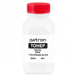 Тонер Xerox phaser 6500 (106r01602) Magenta у флаконі 40 г (pn-xp6500-m-040) Patron T-PN-XP6500-M-040