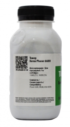 Тонер Xerox phaser 6600 (106r02236) Black у флаконі 130 г (pn-xp6600-b-130) Patron T-PN-XP6600-B-130