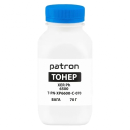 Тонер Xerox phaser 6600 (106r02233) Cyan флакон 70 г (pn-xp6600-c-070) Patron T-PN-XP6600-C-070