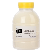 Тонер HP clj cp3525/cm3530 Yellow флакон 100 г (t721-1) TTI T-S-EL-HP-721-1-100