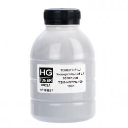 Тонер HP lj универсальный lj 1010/1200 флакон 100 г (hg22a) (tsm-hg22a-100) hg toner T-S-HG-HG22A-100