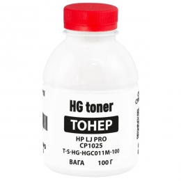 Тонер HP lj pro cp1025/cp1215/cp1525 Magenta флакон 1 кг (hgc011 m) (tsm-hgc011m-1) hg toner T-S-HG-HGC011M-1